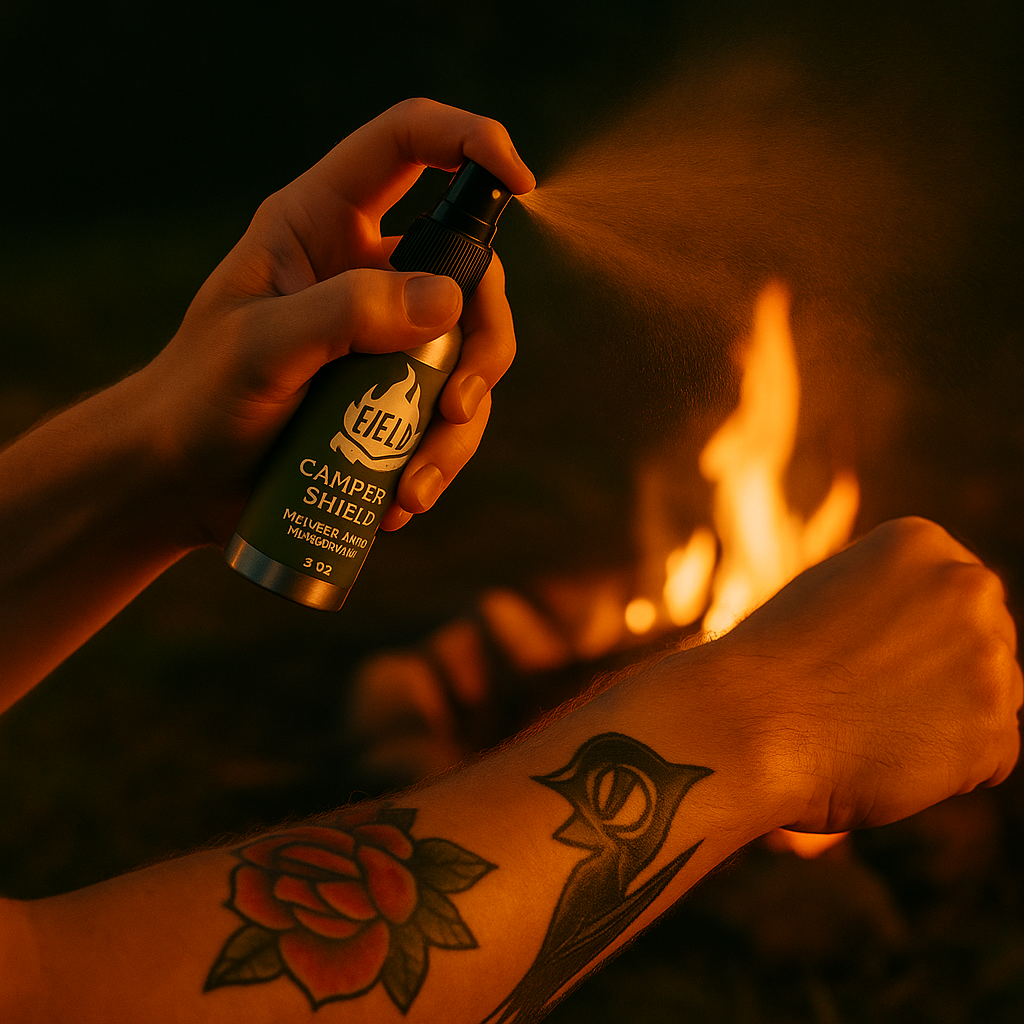 Campfire Shield – Natural Insect Repellent Spray (2oz)