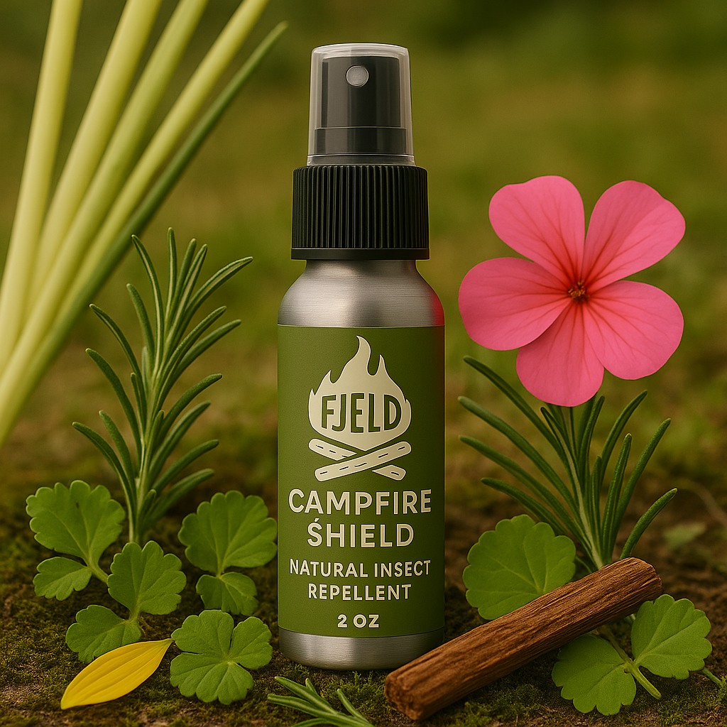Campfire Shield – Natural Insect Repellent Spray (2oz)