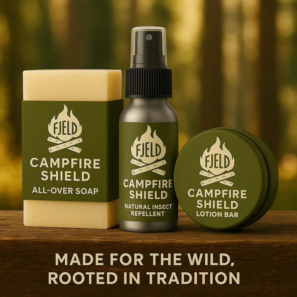 Campfire Shield - Natural Insect Repellent Lotion Bar